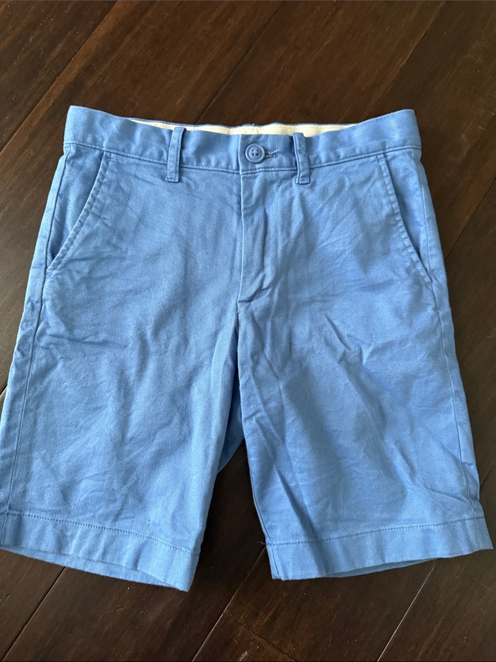 Crewcuts Blue Cotton Chino Shorts